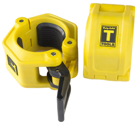 Body Solid BSTLJO2 OLY 2 Lock Jaw Collars - Yellow (New)