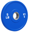 French Fitness Olympic Colored Bumper Plate 5 lbs - Blank (New)