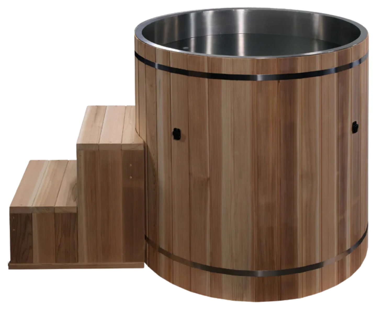 Dynamic Cold Therapy DCT-B-042-USSPC Barrel Spa - 316 Ultra Stainless Steel with Pacific Cedar Exterior (New)