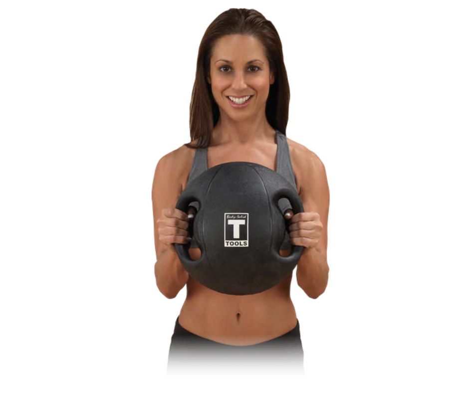 Body Solid BSTDMB14 Dual-Grip Medicine Ball - 14 lbs. (New)