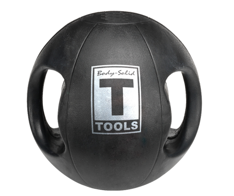 Body Solid BSTDMB12 Dual-Grip Medicine Ball - 12 lbs. (New)