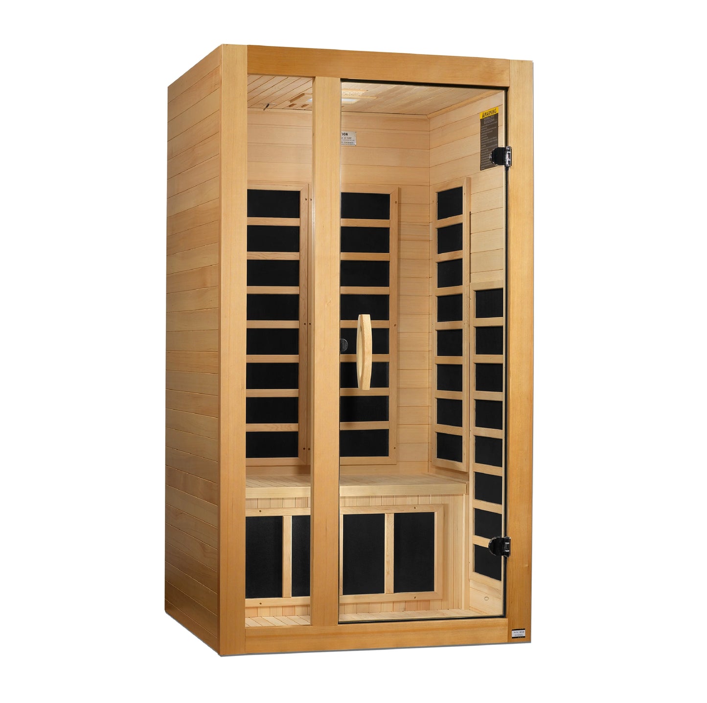 GoldenDesigns DYN-6119-01 Gracia 1-2 Person Low EMF FAR Infrared Sauna (New)