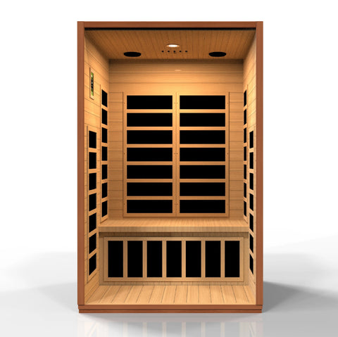 GoldenDesigns DYN-6203-01 Elite Dynamic Cordoba Elite 2-person Ultra Low EMF FAR Infrared Sauna (New)