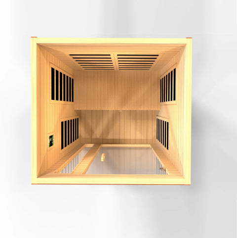 GoldenDesigns DYN-6203-01 Elite Dynamic Cordoba Elite 2-person Ultra Low EMF FAR Infrared Sauna (New)
