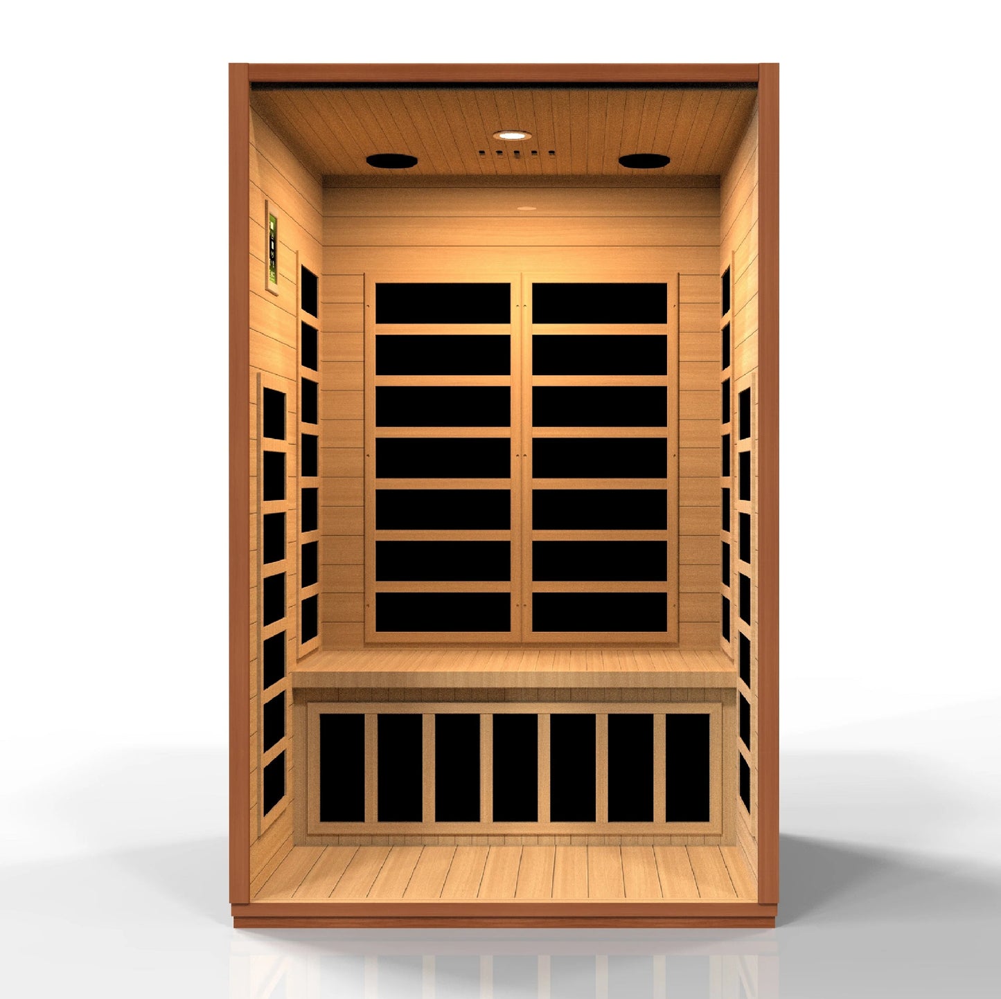 GoldenDesigns DYN-6203-01 Dynamic Cordoba 2-person Low EMF FAR Infrared Sauna (New)