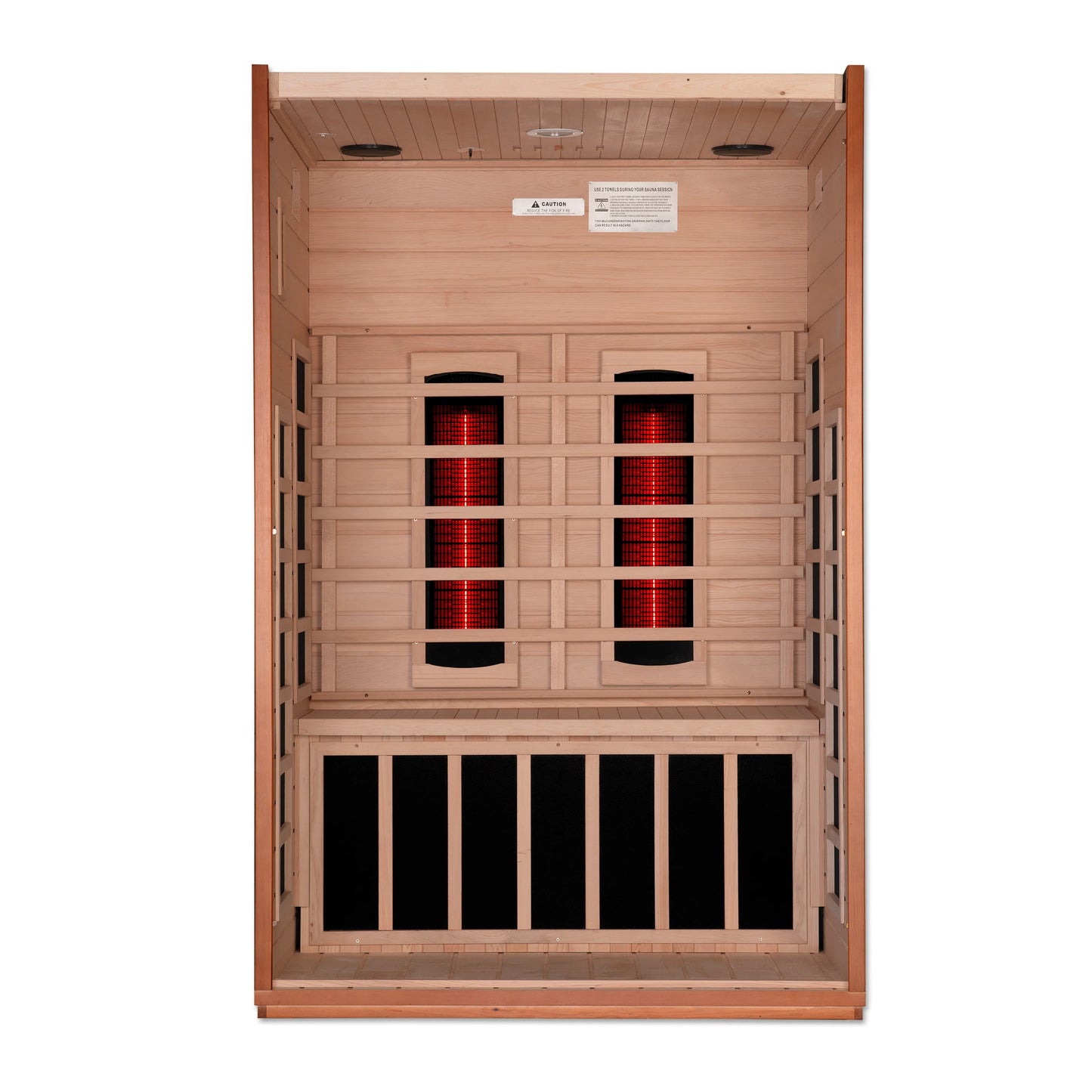 GoldenDesigns DYN-6203-02 FS Dynamic Cardoba 2-Person Full Spectrum Near Zero EMF FAR Infrared Sauna (New)