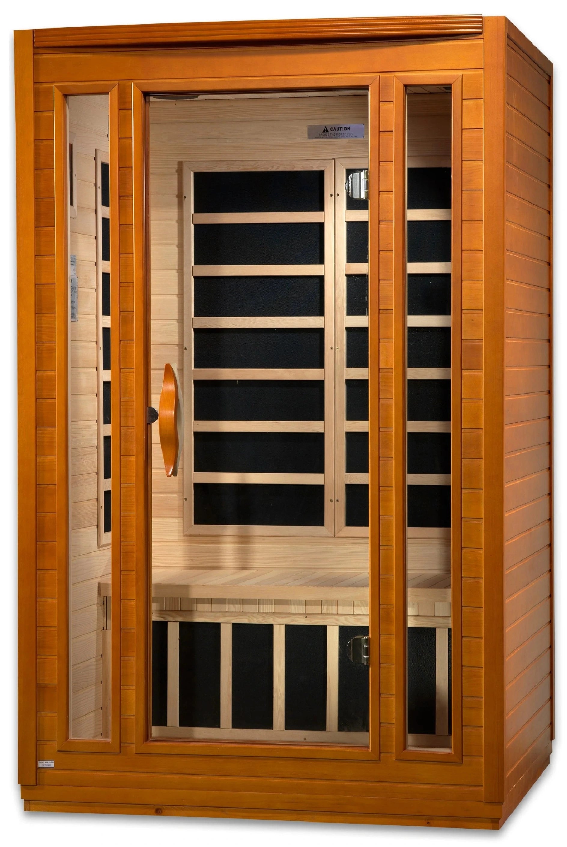 GoldenDesigns DYN-6206-01 Dynamic Low EMF Far Infrared Sauna San Marino Edition - Angled View