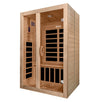 GoldenDesigns DYN-6209-01 Santiago 2 Person Low EMF FAR Infrared Sauna (New)