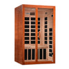 GoldenDesigns DYN-6209-02 Elite Dynamic Santiago Elite 2-person Ultra Low EMF FAR Infrared Sauna (New)