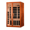 GoldenDesigns DYN-6209-02 Elite Dynamic Santiago Elite 2-person Ultra Low EMF FAR Infrared Sauna (New)