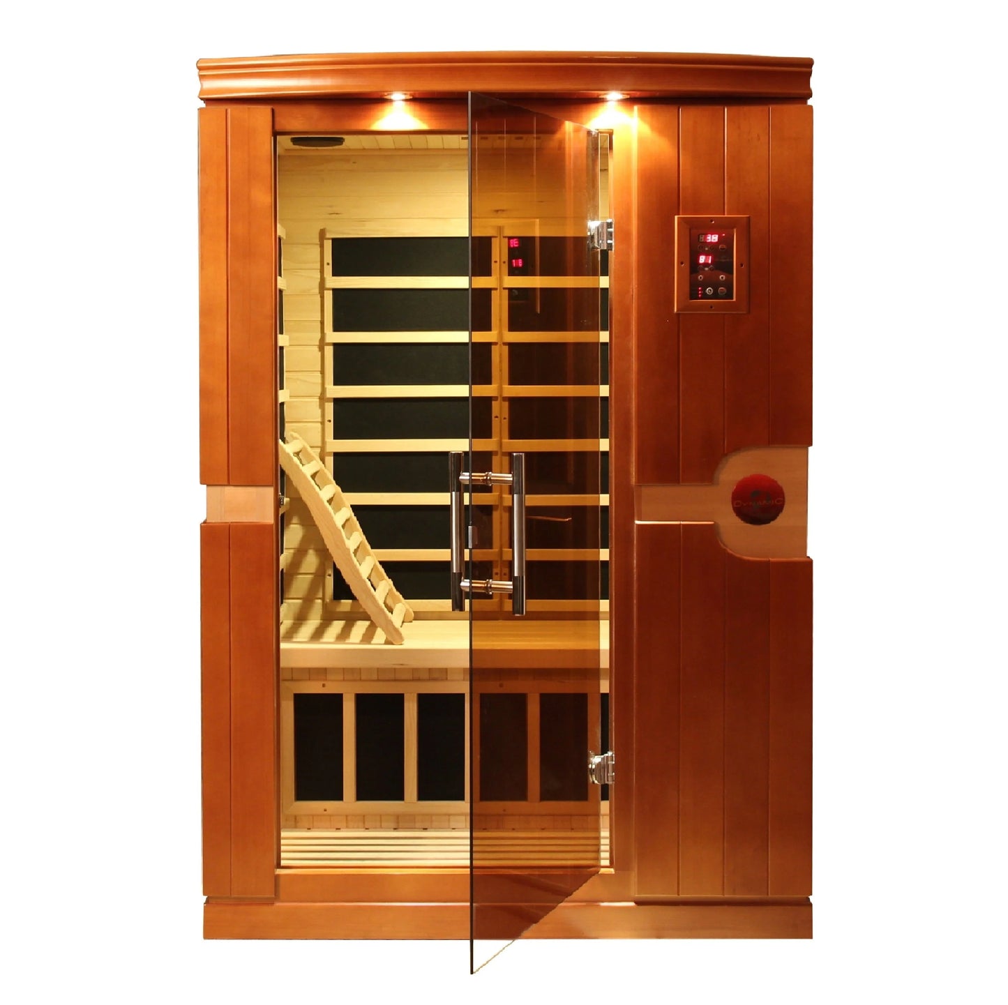GoldenDesigns DYN-6210-01 Elite Venice Elite 2 Person Ultra Low EMF FAR Infrared Sauna (New)