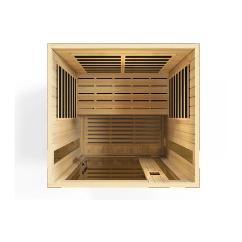 GoldenDesigns DYN-6220-01 Dynamic Low EMF Far Infrared Sauna, Vittoria Edition (New)