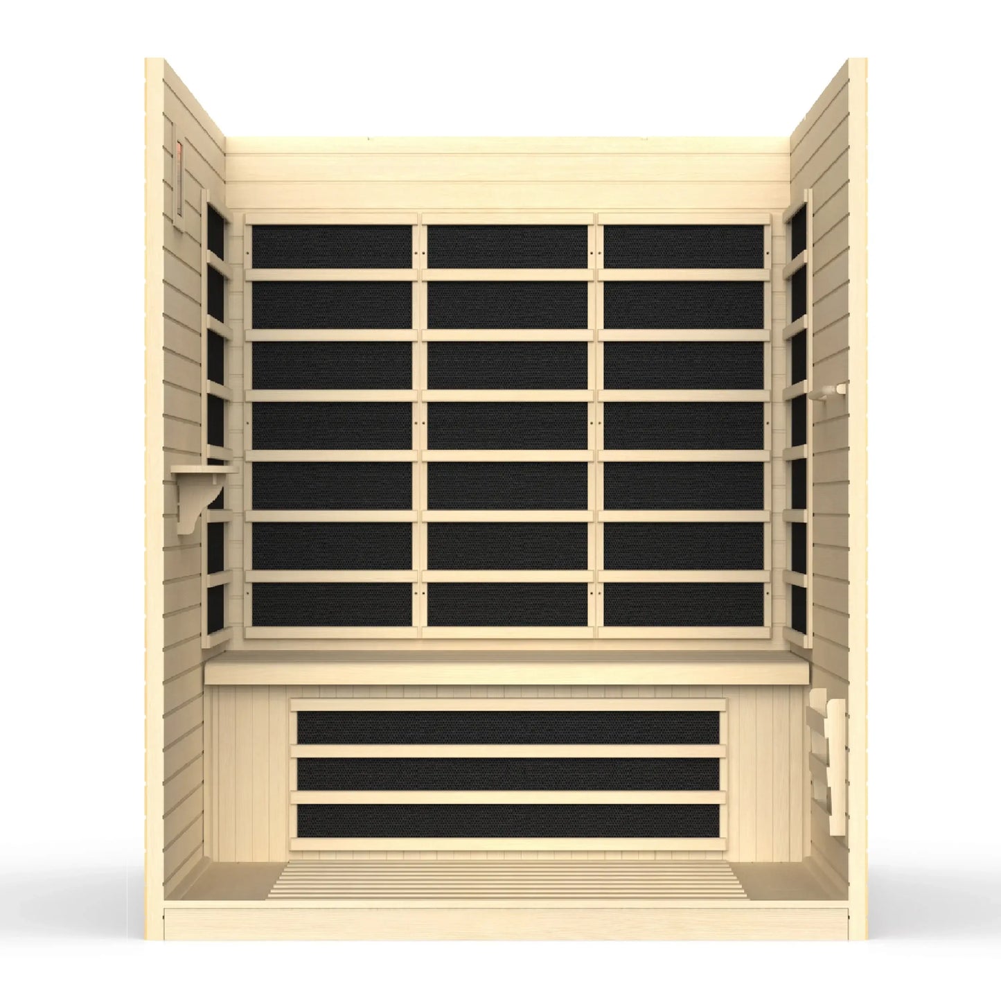 GoldenDesigns DYN-6315-02 Elite Vila 3 Person Ultra Low EMF Far Infrared Sauna (New) Image 4