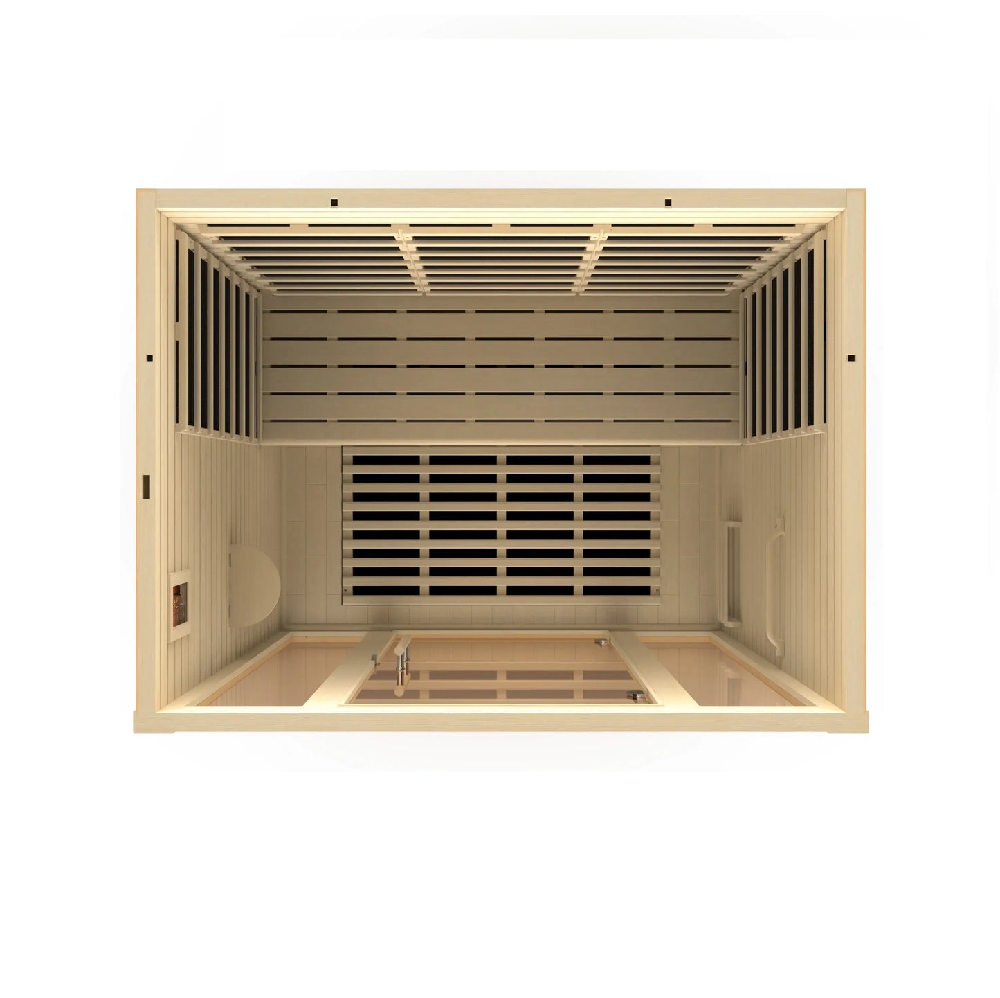 GoldenDesigns DYN-6315-02 Elite Vila 3 Person Ultra Low EMF Far Infrared Sauna (New) Image 5