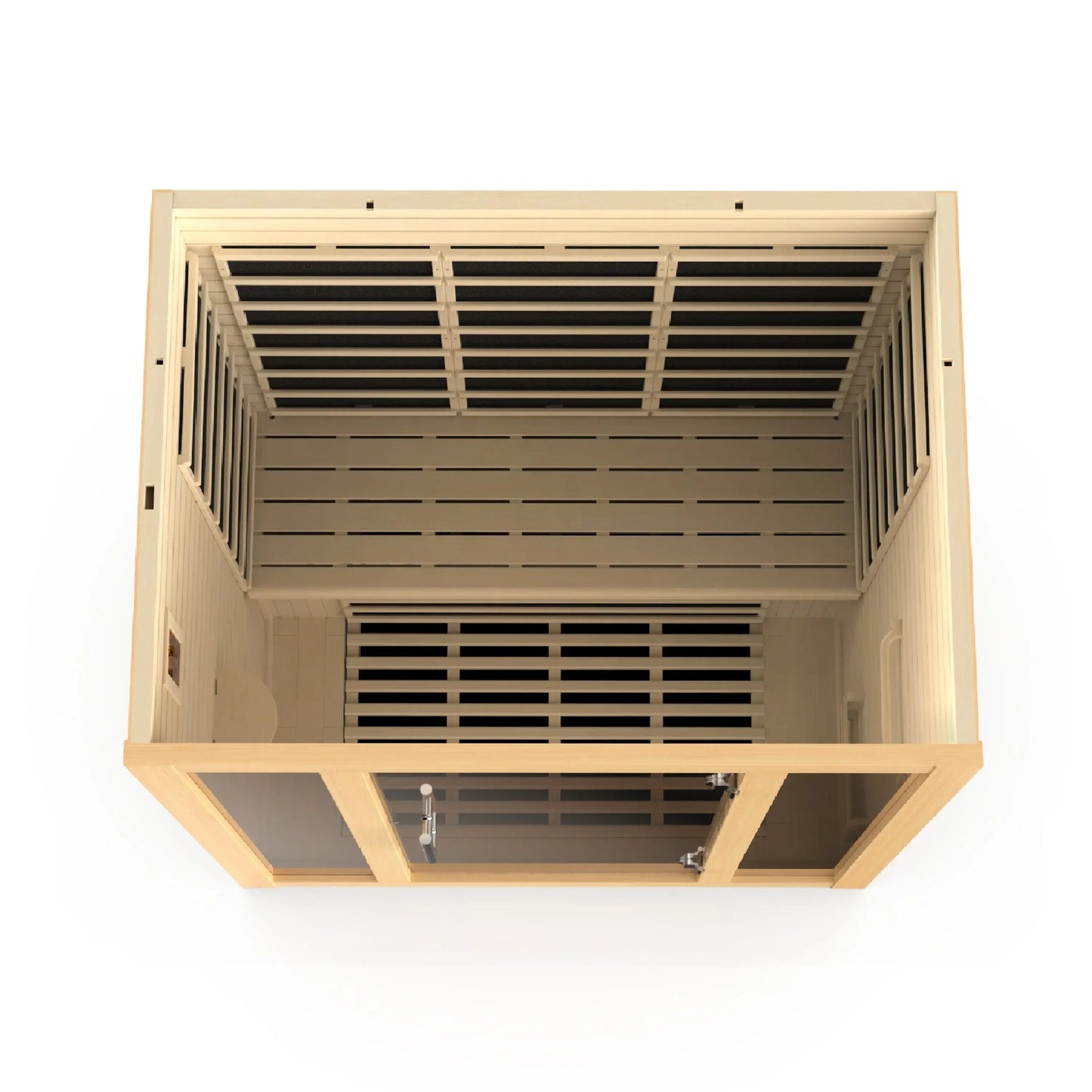 GoldenDesigns DYN-6315-02 Elite Vila 3 Person Ultra Low EMF Far Infrared Sauna (New) Image 6