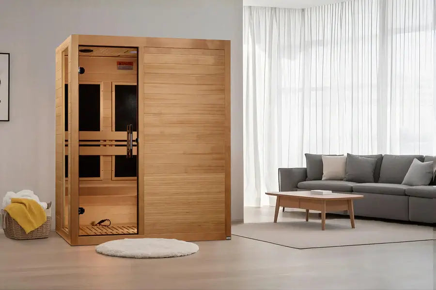 GoldenDesigns DYN-6315-05 Elite Dynamic "Toscana" 3 Person Ultra Low EMF FAR IR Sauna (New) Image 5