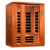GoldenDesigns DYN-6336-02 Elite Dynamic Lugano 3-person Ultra Low EMF FAR Infrared Sauna (New) Image