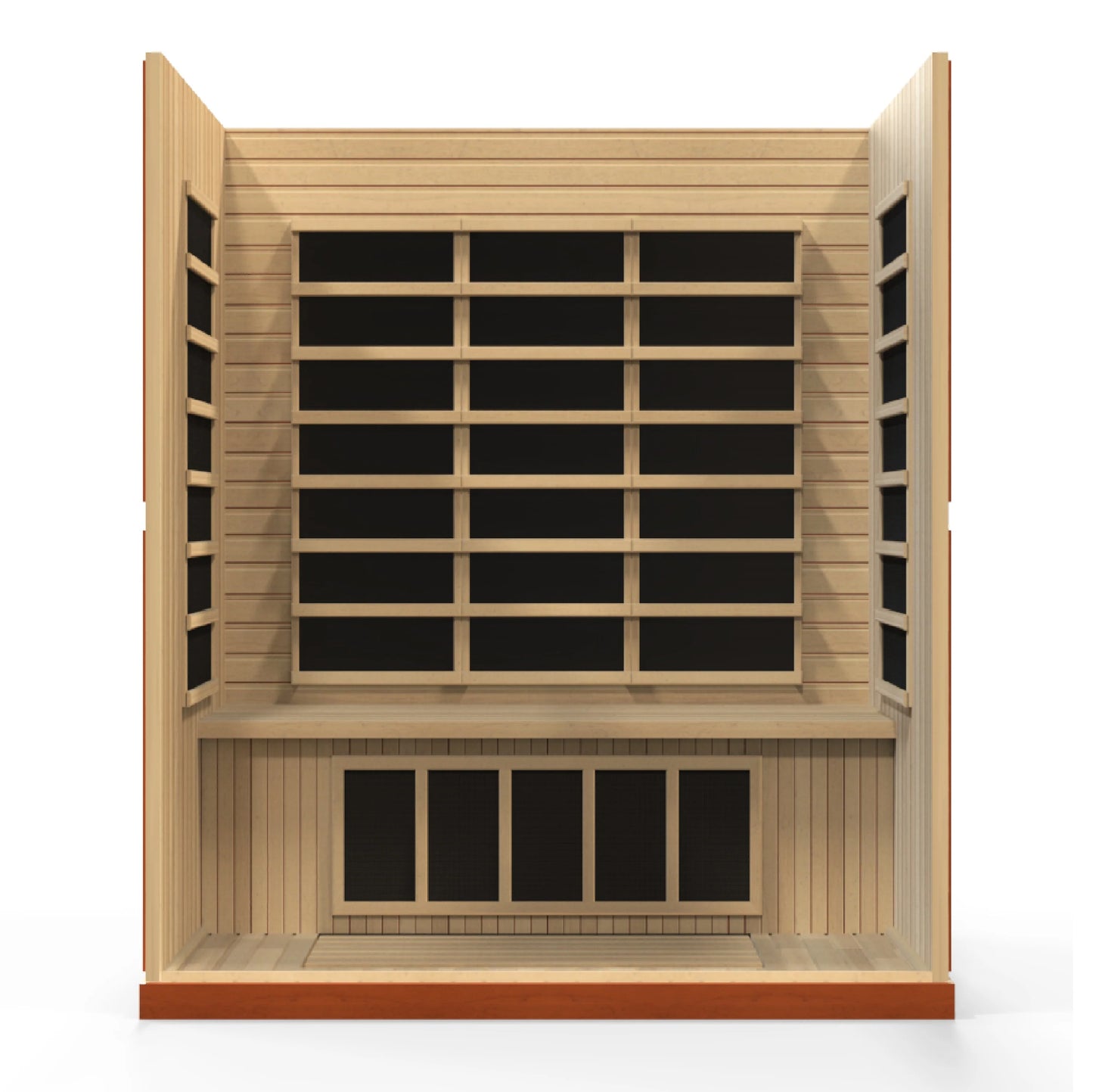 GoldenDesigns DYN-6440-01 Dynamic "Bergamo" Low EMF Far Infrared Sauna (New)