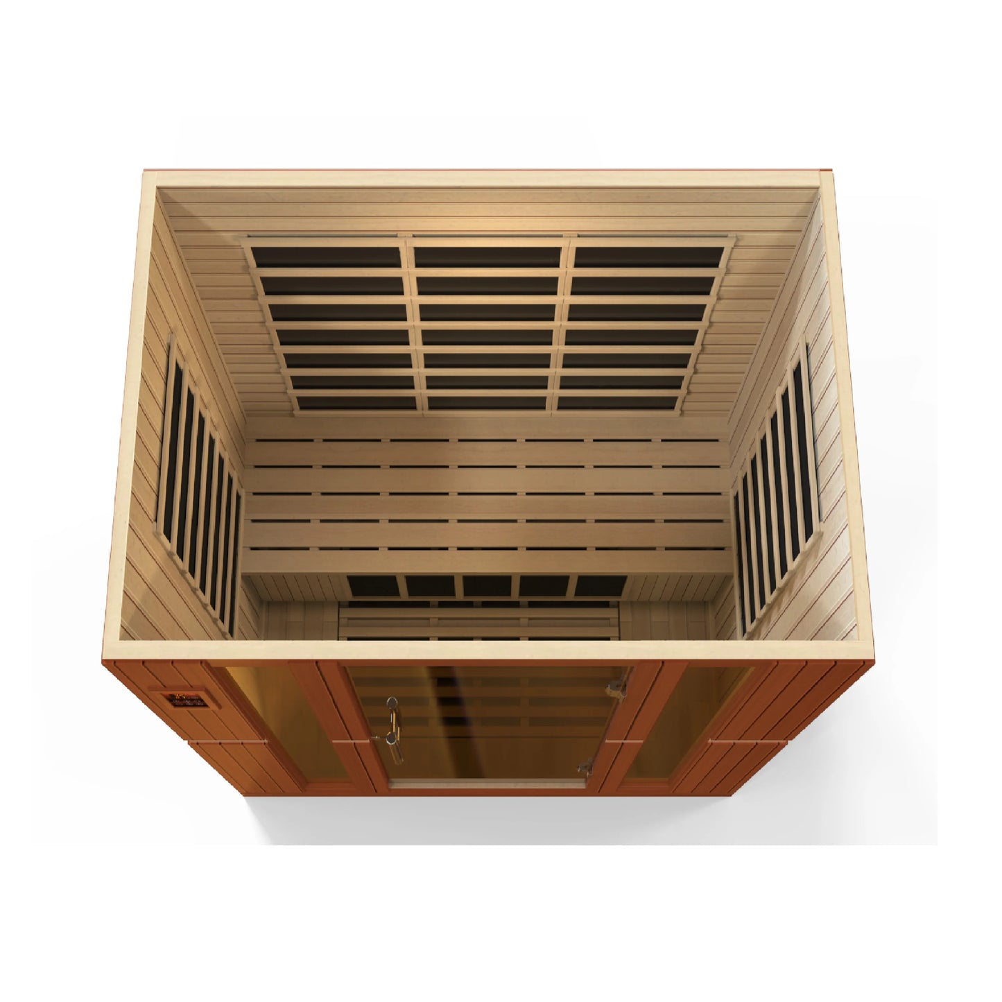 GoldenDesigns DYN-6440-01 Dynamic "Bergamo" Low EMF Far Infrared Sauna (New)