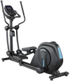 French Fitness E300 Elliptical Trainer w/LED Console, Plug In (New) - Angled view