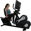 Expresso Fitness HD Recumbent Bike HDR (Remanufactured) - Angled View with User
