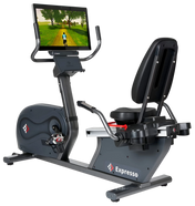 Expresso GO Recumbent Bike - Angled View