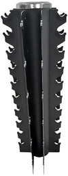 French Fitness 4-Sided Vertical Dumbbell Rack, 16 Pairs (New) - Top View
