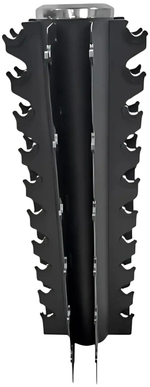 French Fitness 4-Sided Vertical Dumbbell Rack, 16 Pairs (New) - Top View