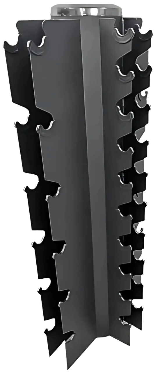French Fitness 4-Sided Vertical Dumbbell Rack, 16 Pairs (New)