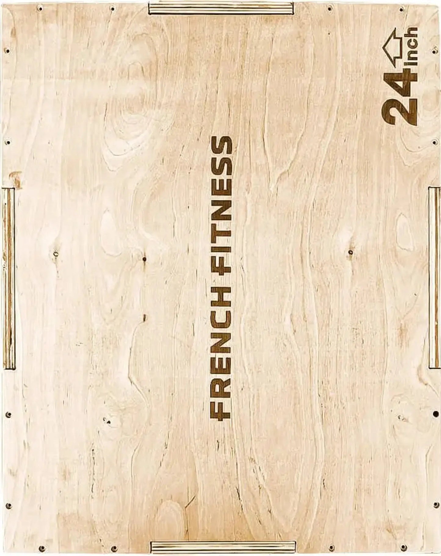 French Fitness - 20-24-30 3-In-1 Wooden Plyo Box (New) - Side View