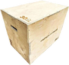 French Fitness - 20-24-30 3-In-1 Wooden Plyo Box (New) - Angled View