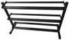 French Fitness - 3 Tier Hex Dumbbell Rack 3THDR (New) - Back Side View