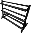 French Fitness - 3 Tier Hex Dumbbell Rack 3THDR (New) - Angled View