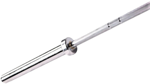 French Fitness 6' (72") 33 Lb Women's Olympic Power Bar -1000 Lb (New) - Close Up View