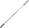 French Fitness 6' Aluminum Olympic Technology Bar - 17 lbs (New) - Front View