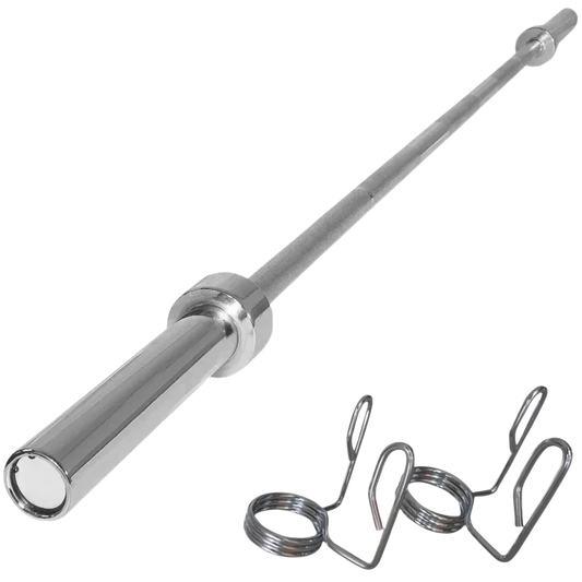 French Fitness 7' FSR90 / FSR80 Chrome Olympic Bar (New)