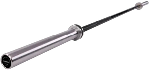 French Fitness 7' 86 45 Lb Olympic Power Bar - Angled View