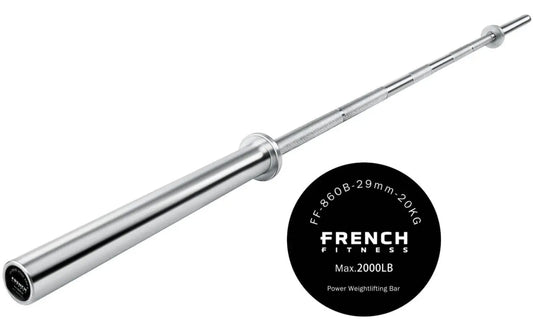 French Fitness 7' (86") 45 Lb Olympic Elite Power Bar -2000 Lb (New)
