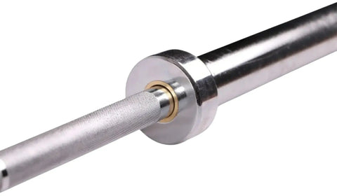 French Fitness 7' (86") Chrome 45 Lb Olympic Bar (New) Image 6