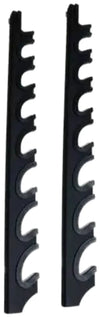 French Fitness 8 Bar Wall Mounted Horizontal Rack (New)
