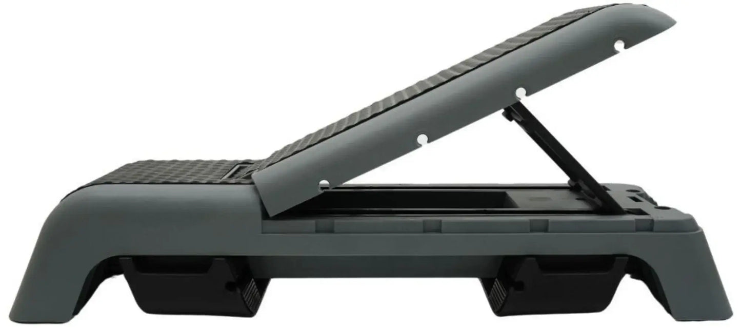 French Fitness - Aerobic Deck Multifunctional Adjustable Bench (New) - Side View