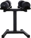 French Fitness Adjustable Dumbbell Set Stand (New)