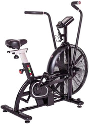 French Fitness FF-AFB Air Fan Bike - Angled View