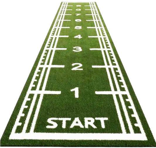French Fitness Artificial Performance Gym Turf Track w/Start Marker - 14 ft x 50 ft (New)