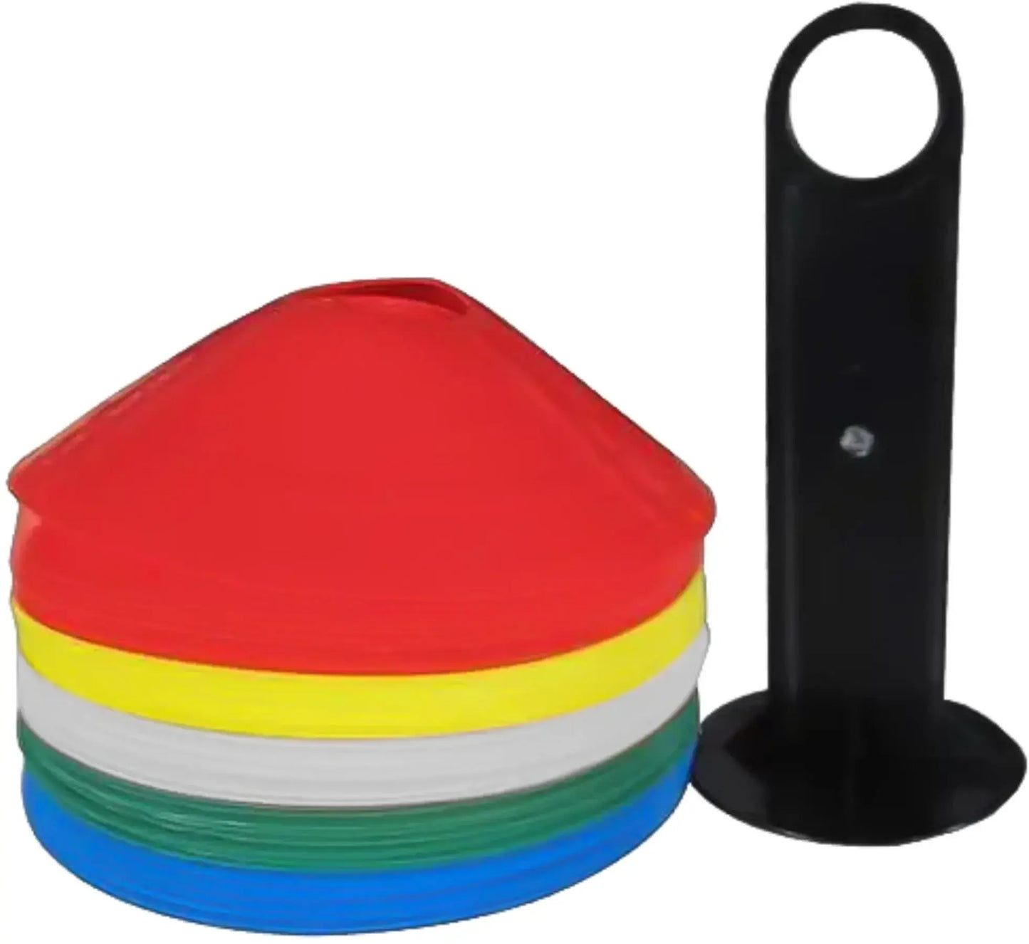 French Fitness Agility Workout Cones w/Holder (New) Image 2