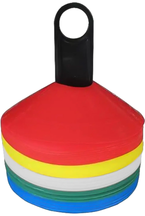 French Fitness Agility Workout Cones w/Holder (New) Image