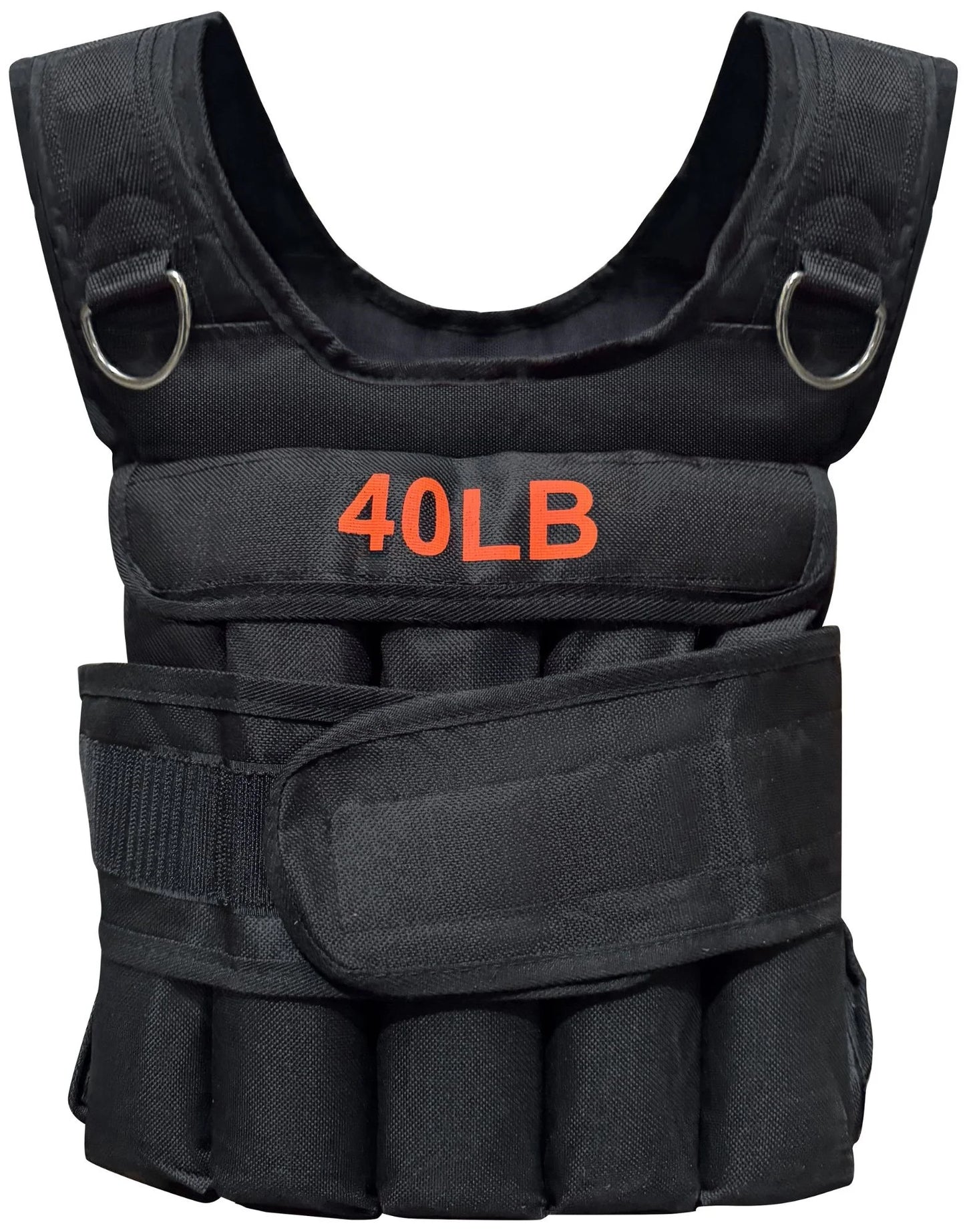 French Fitness Adjustable Weighted Vest, 40 lbs (New)