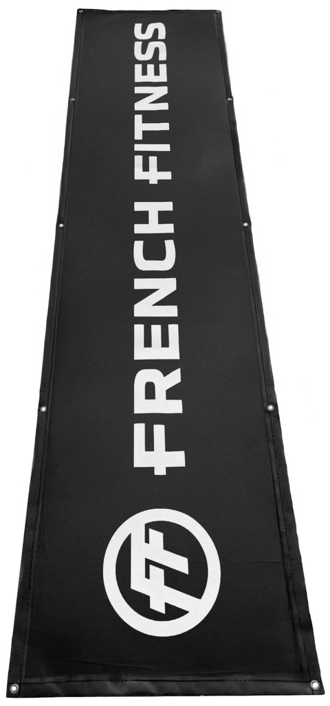 French Fitness Vinyl Mesh 24" x 96" Horizontal Banner (New)