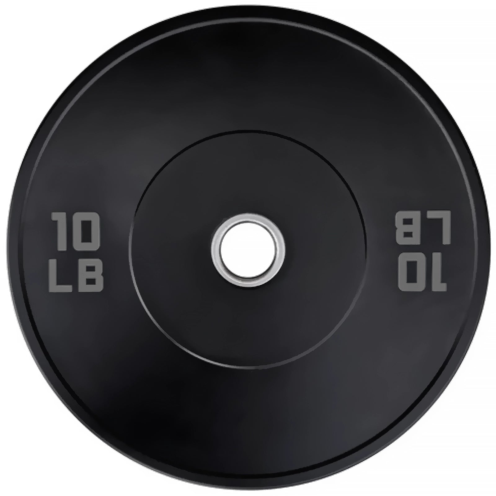 French Fitness Olympic Black Bumper Plate Set 230 lbs - Blank (New)
