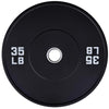 French Fitness Olympic Black Bumper Plate Set 230 lbs - Blank (New)